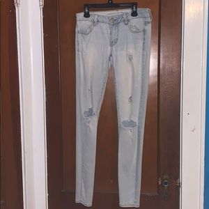 Distressed LightWash Jeans